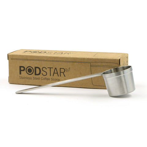 Image of Pod Star stainless steel scoop